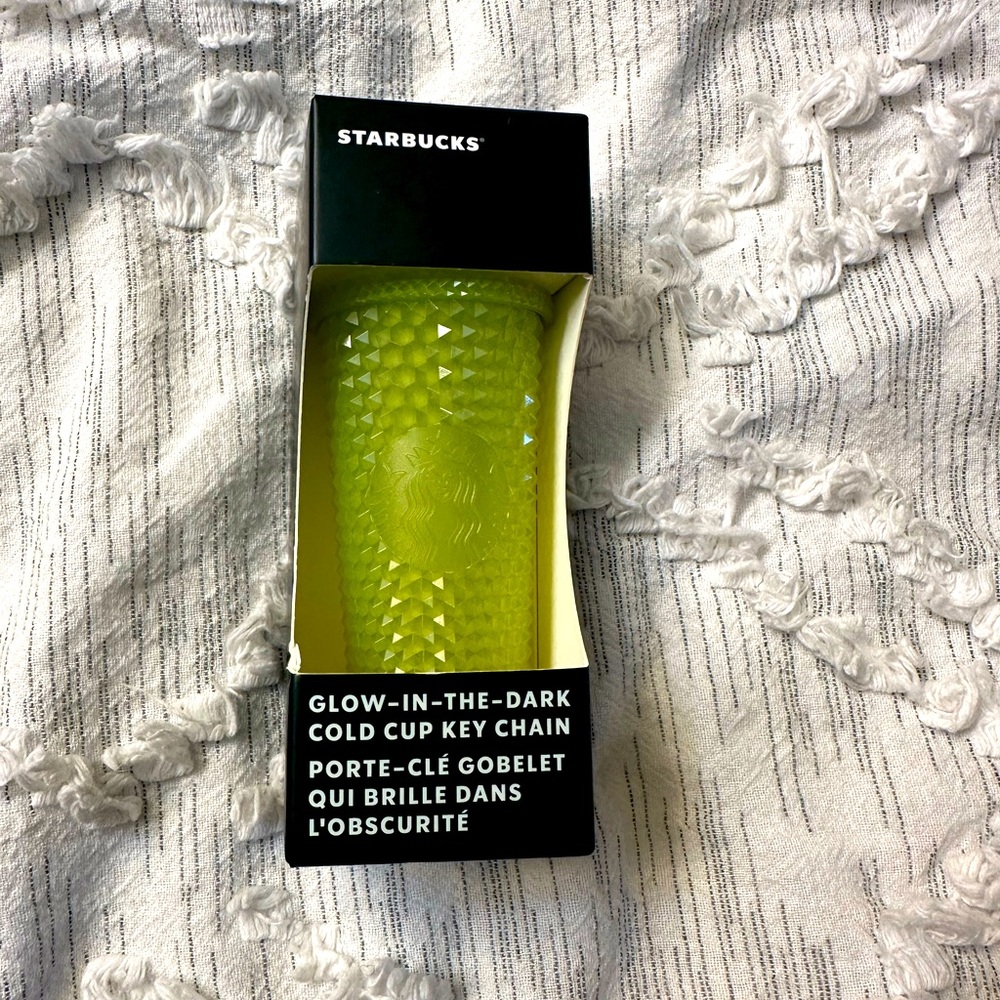 Starbucks Glow in the Dark Cold Cup Keychain